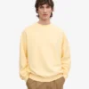 T-shirt oversize bio - Jaune pâle