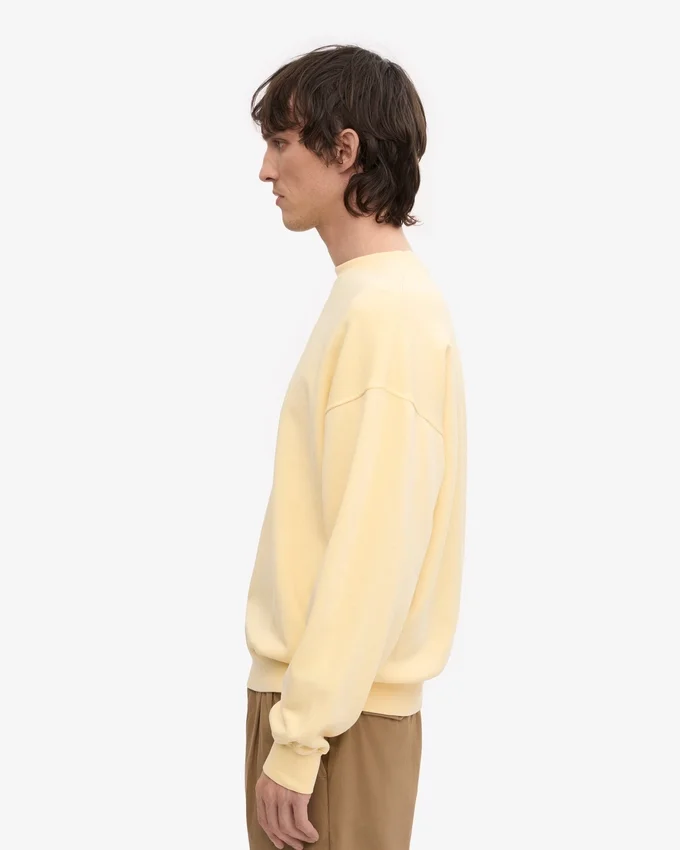 T-shirt oversize bio - Jaune pâle