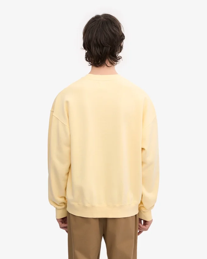 T-shirt oversize bio - Jaune pâle