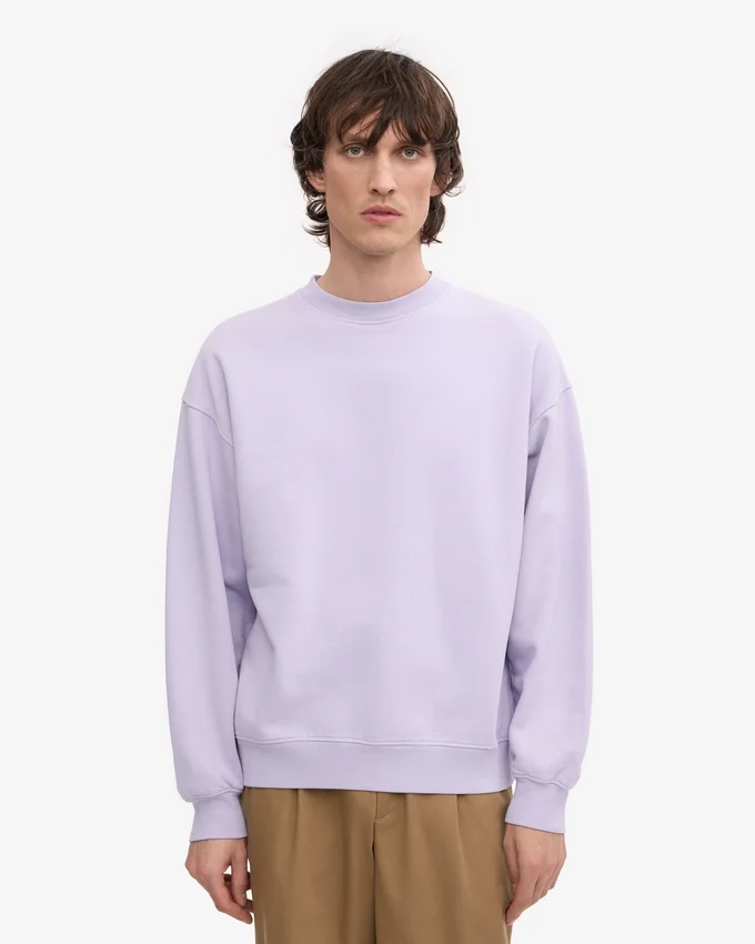 T-shirt oversize bio - Lavande pâle