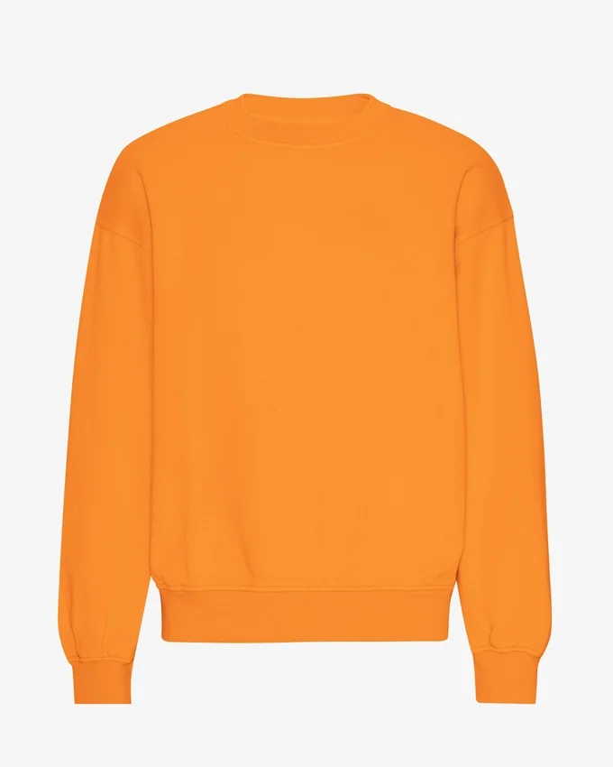 T-shirt oversize bio - Orange soleil
