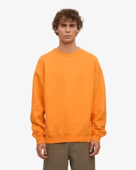 T-shirt oversize bio – Orange soleil