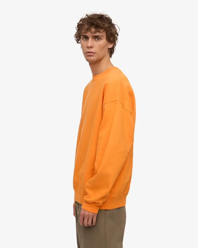 T-shirt oversize bio - Orange soleil