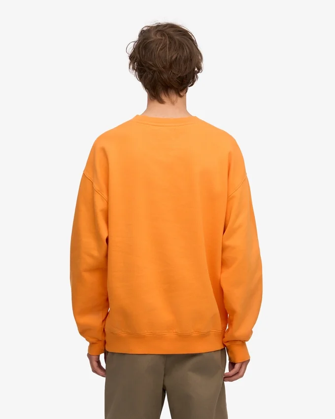 T-shirt oversize bio - Orange soleil