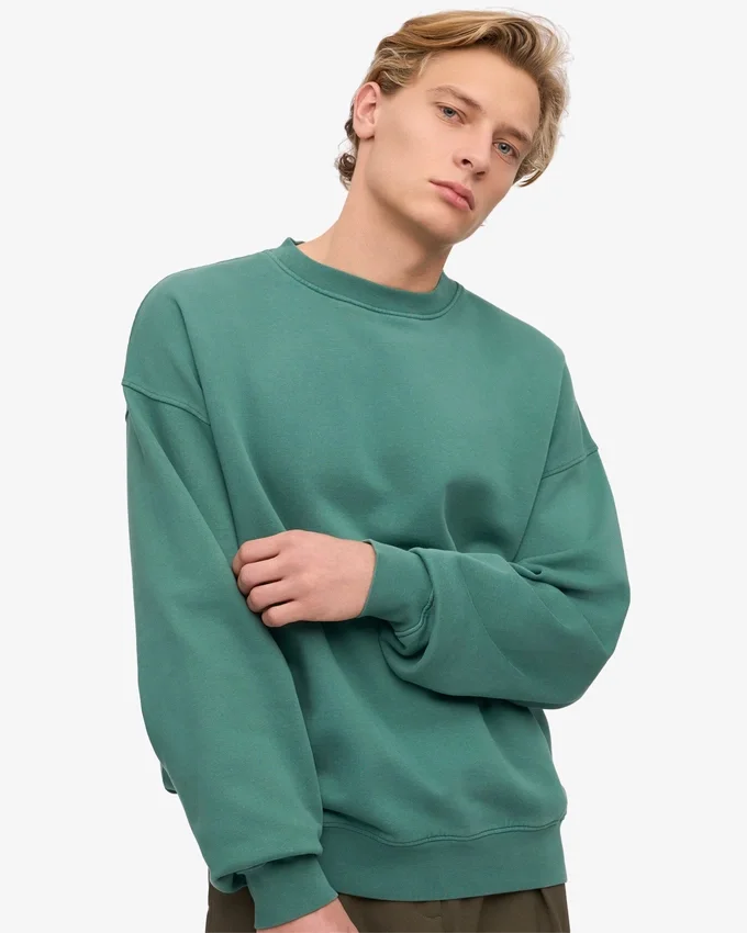 T-shirt oversize bio - Vert sapin