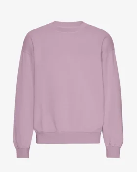 T-shirt oversize bio - Violet nacré