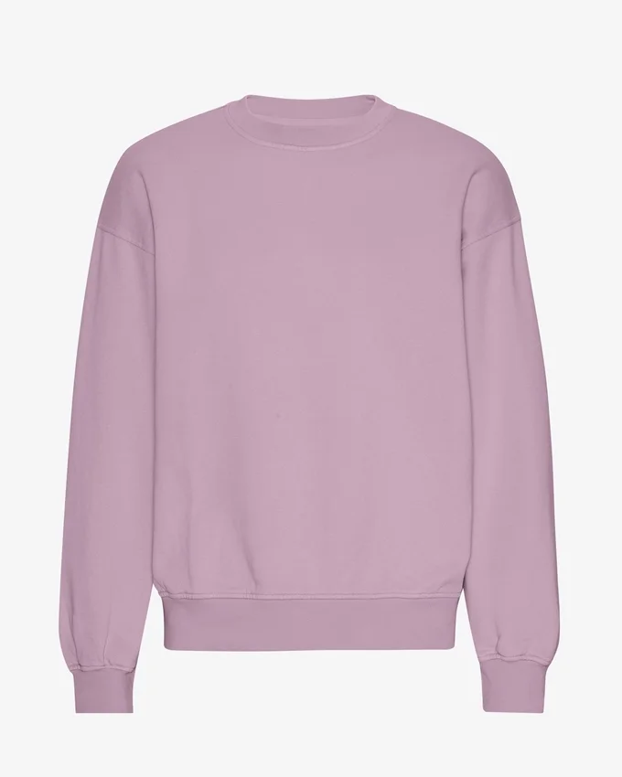 T-shirt oversize bio - Violet nacré
