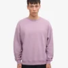 T-shirt oversize bio - Violet nacré