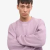 T-shirt oversize bio - Violet nacré