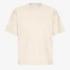 T-shirt oversize en coton bio - Blanc ivoire