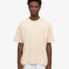 T-shirt oversize en coton bio - Blanc ivoire