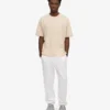 T-shirt oversize en coton bio - Blanc ivoire