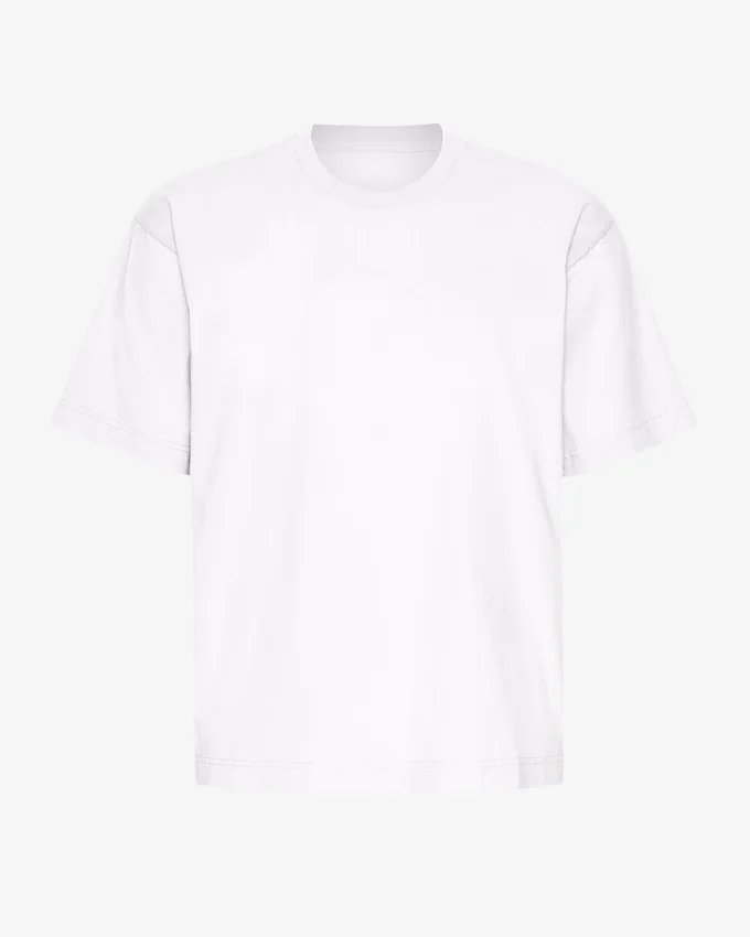 T-shirt oversize en coton bio - Blanc optique