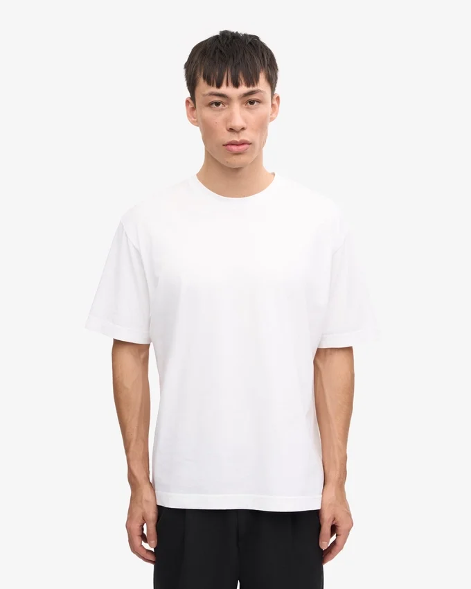 T-shirt oversize en coton bio - Blanc optique