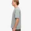 T-shirt oversize en coton bio - Bleu acier