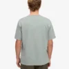 T-shirt oversize en coton bio - Bleu acier