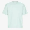 T-shirt oversize en coton bio - Bleu aqua clair