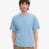 T-shirt oversize en coton bio - Bleu bord de mer