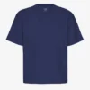 T-shirt oversize en coton bio - Bleu marine
