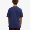 T-shirt oversize en coton bio - Bleu marine