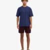 T-shirt oversize en coton bio - Bleu marine