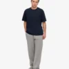 T-shirt oversize en coton bio - Bleu marine
