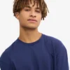 T-shirt oversize en coton bio - Bleu marine