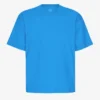 T-shirt oversize en coton bio - Bleu Pacifique