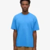 T-shirt oversize en coton bio - Bleu Pacifique