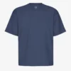T-shirt oversize en coton bio - Bleu pétrole