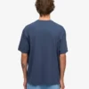 T-shirt oversize en coton bio - Bleu pétrole