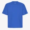 T-shirt oversize en coton bio - Bleu saphir
