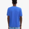 T-shirt oversize en coton bio - Bleu saphir