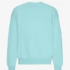 T-shirt oversize en coton bio - Bleu sarcelle