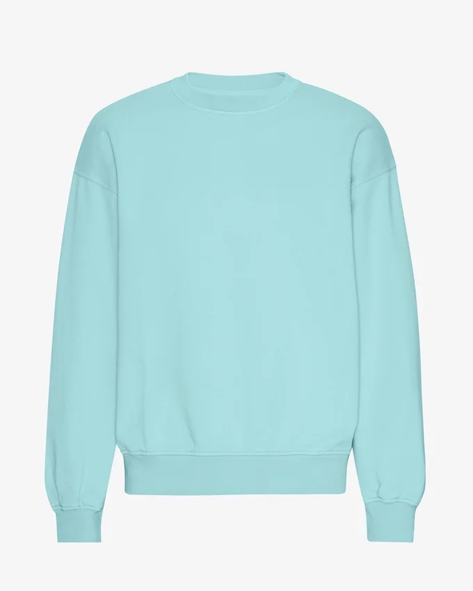 T-shirt oversize en coton bio - Bleu sarcelle