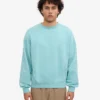 T-shirt oversize en coton bio - Bleu sarcelle