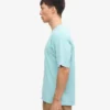 T-shirt oversize en coton bio – Bleu sarcelle