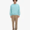 T-shirt oversize en coton bio - Bleu sarcelle