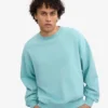 T-shirt oversize en coton bio - Bleu sarcelle