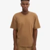 T-shirt oversize en coton bio - Camel Sahara