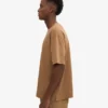 T-shirt oversize en coton bio - Camel Sahara