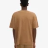 T-shirt oversize en coton bio - Camel Sahara