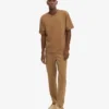 T-shirt oversize en coton bio - Camel Sahara