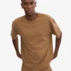 T-shirt oversize en coton bio - Camel Sahara