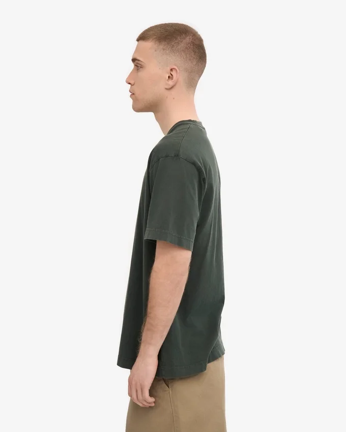 T-shirt oversize en coton bio - Forêt de minuit