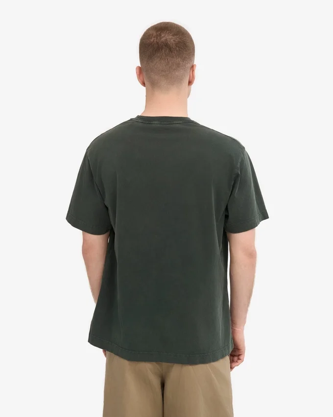 T-shirt oversize en coton bio - Forêt de minuit