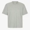 T-shirt oversize en coton bio - Gris chiné