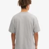T-shirt oversize en coton bio - Gris chiné