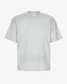 T-shirt oversize en coton bio – Gris délavé