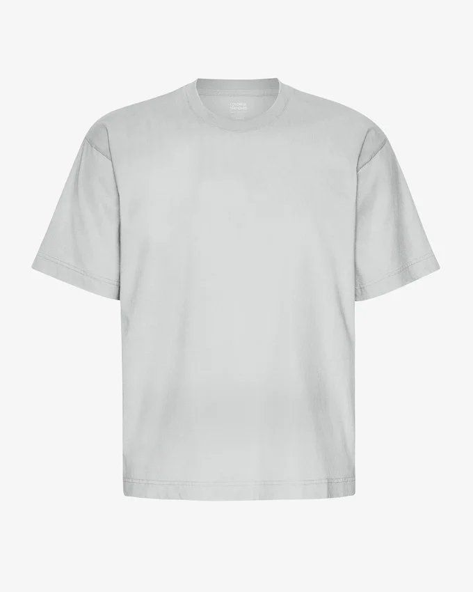 T-shirt oversize en coton bio – Gris délavé